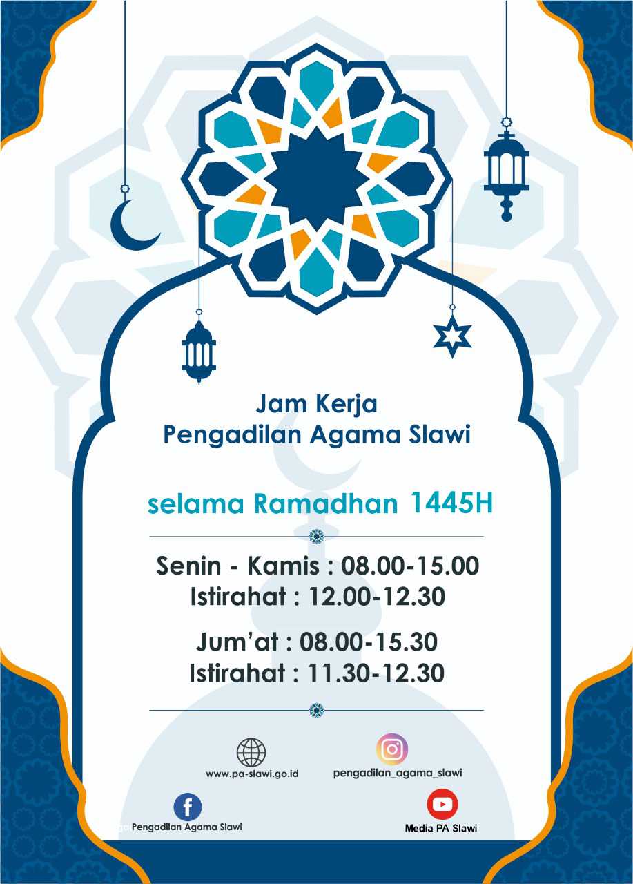 Jam Kerja Pegawai Pada Bulan Ramadhan 1445 H